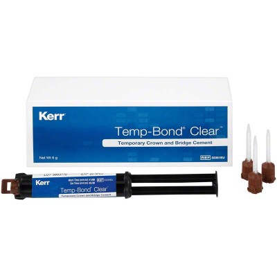 TempBond™ Transparent Pack seringue de 6 g, 10 embouts mélangeurs