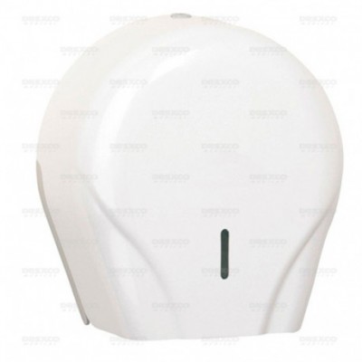DISTRIBUTEUR PAPIER HYGIÉNIQUE EN PLASTIQUE BLANC